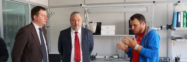 Фидель Кастро (сын) посетил полигон ТЮФ в Академпарке